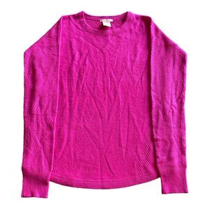 Sweet Romeo Open Stitch Long Sleeve Sweater sz S